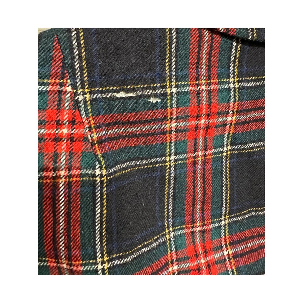 Vintage Pendleton Women's Tartan‎ Plaid Blazer Size 40 -Condition Notes - Picture 8 of 9